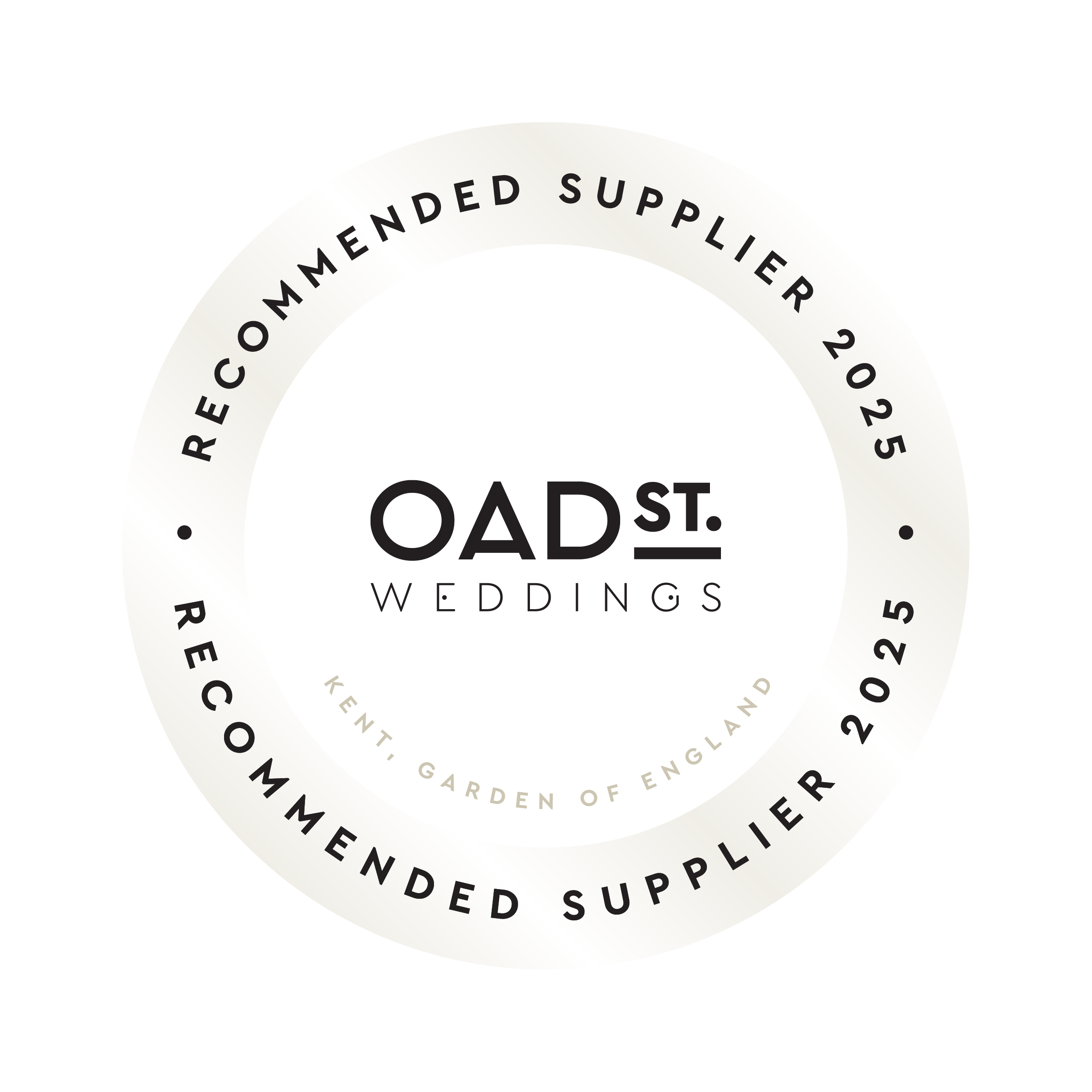Oad St. Weddings Recommended Supplier 2025